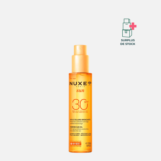 Huile Solaire Bronzante Haute Protection SPF30 Soin Corps NUXE Spray 150 ml 