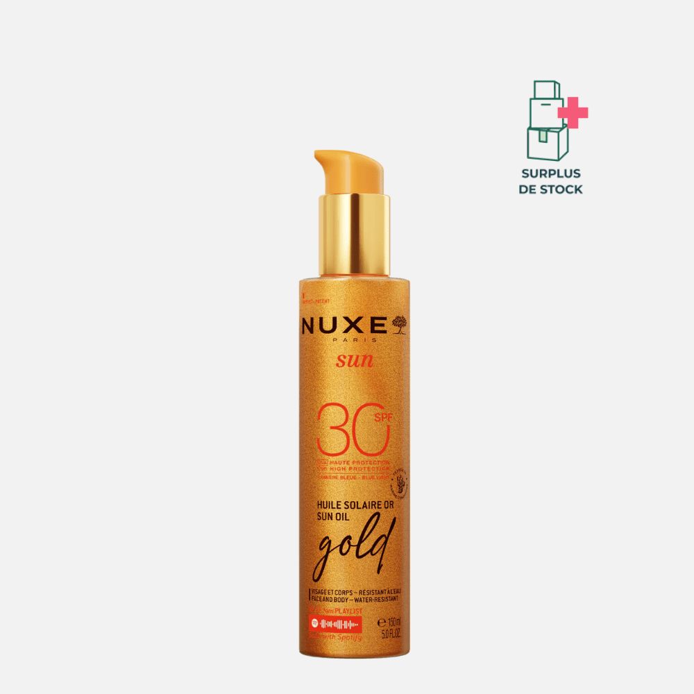 Huile Solaire Or Haute Protection SPF30 Soin Corps NUXE Spray 150 ml 