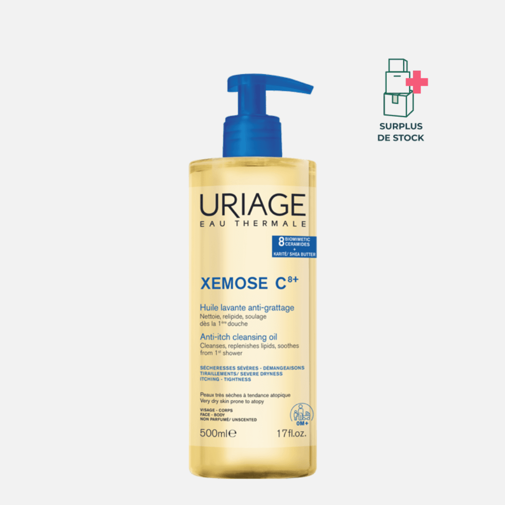 XEMOSE C8+ HUILE LAVANTE ANTI-GRATTAGE Soin Corps Uriage 500 ml 