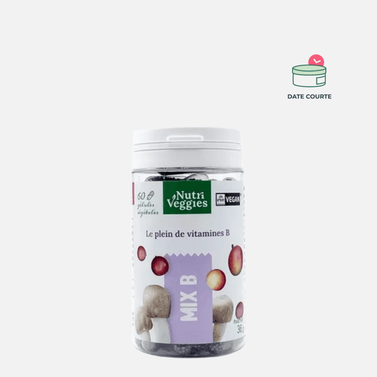 Mix B - Multivitaminé Complément Alimentaire NUTRIVEGGIES 60 gélules 