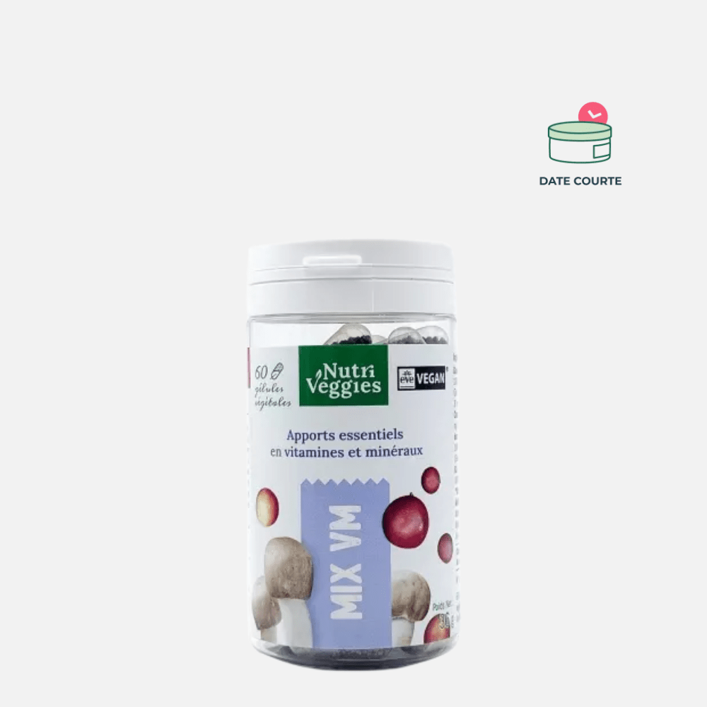 Mix VM - Vitamines et minéraux Complément Alimentaire NUTRIVEGGIES 60 gélules 