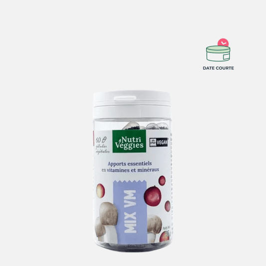 Mix VM - Vitamines et minéraux Complément Alimentaire NUTRIVEGGIES 60 gélules 
