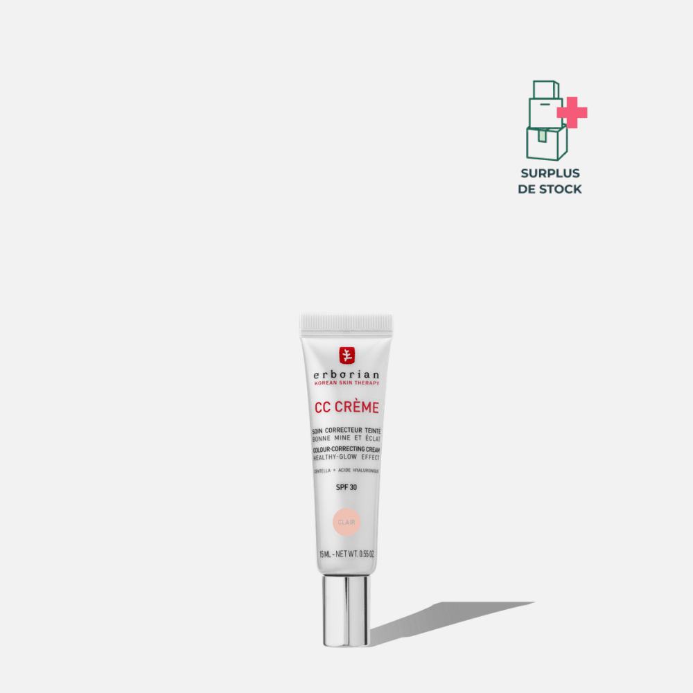 CC Crème à la Centella Asiatica - Teinte Clair Soin Visage erborian 15 ml - Teinte Clair 