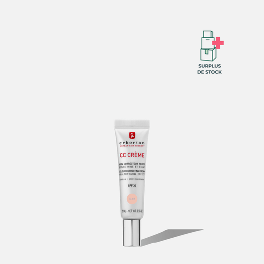 CC Crème à la Centella Asiatica - Teinte Clair Soin Visage erborian 15 ml - Teinte Clair 