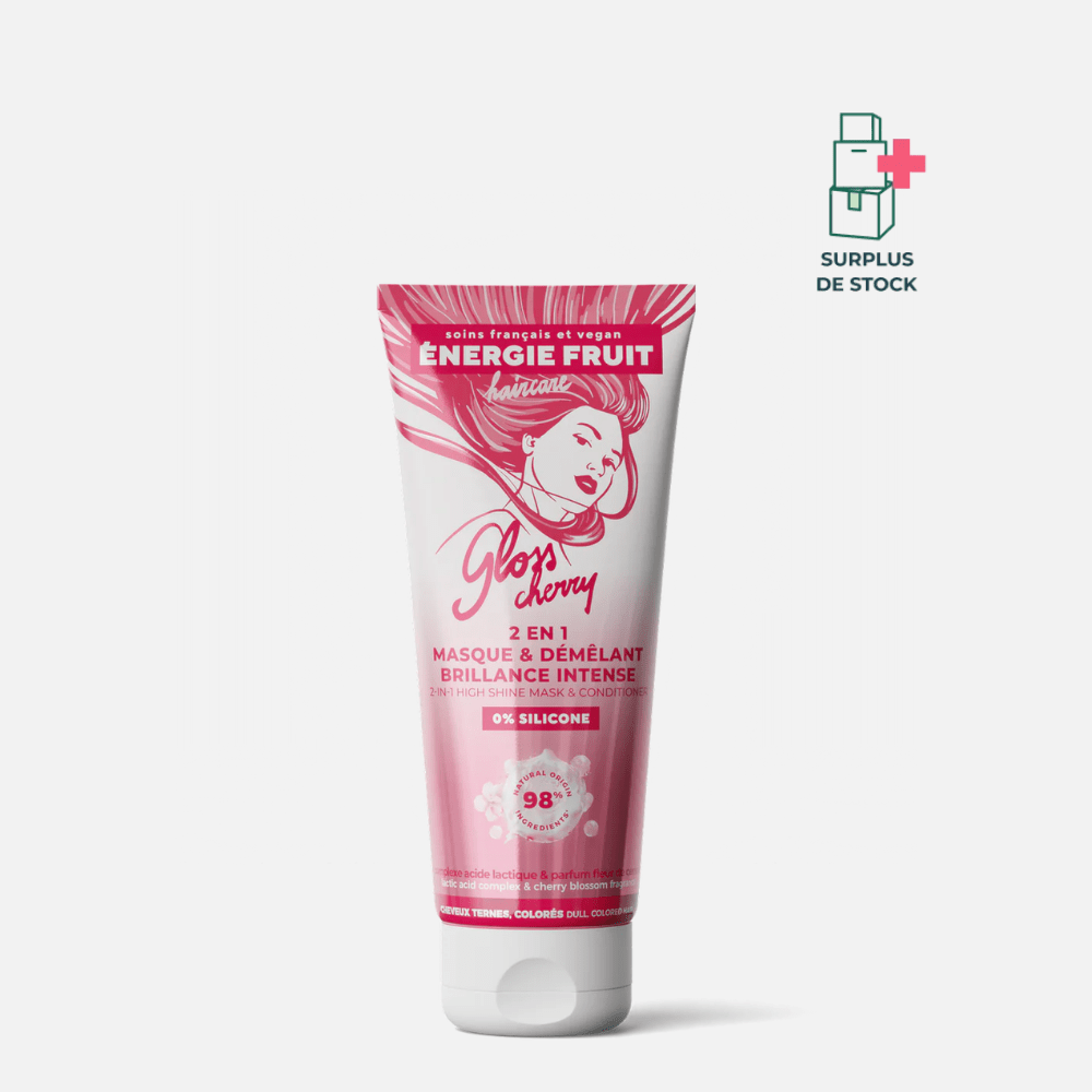 MASQUE 2 EN 1 DÉMÊLANT GLOSS BRILLANCE Soin Capillaire ENERGIE FRUIT 200 ml 