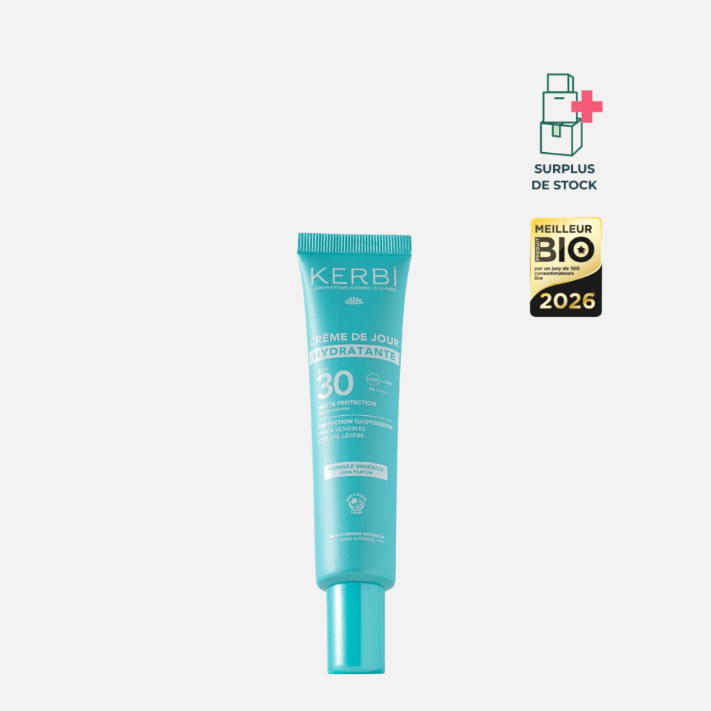 Crème Visage Hydratante SPF30 Soin solaire KERBI 40 ml 