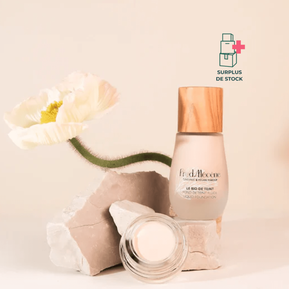 Pack teint parfait Peau claire Fond de teint Fred Mécène 30 ml & 5 g 