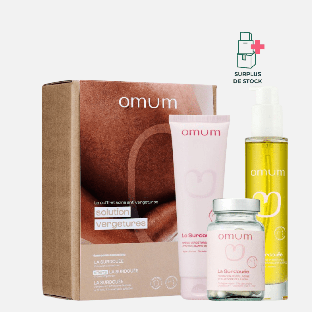 Coffret Solution Vergetures Soin Corps OMUM Coffret 3 produits pour la grossesse 