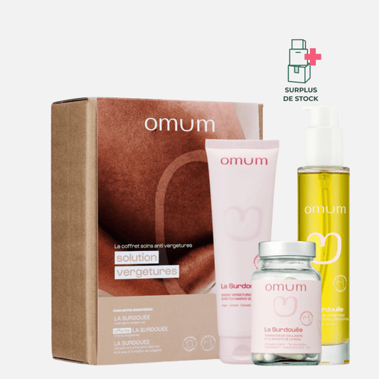 Coffret Solution Vergetures Soin Corps OMUM Coffret 3 produits pour la grossesse 