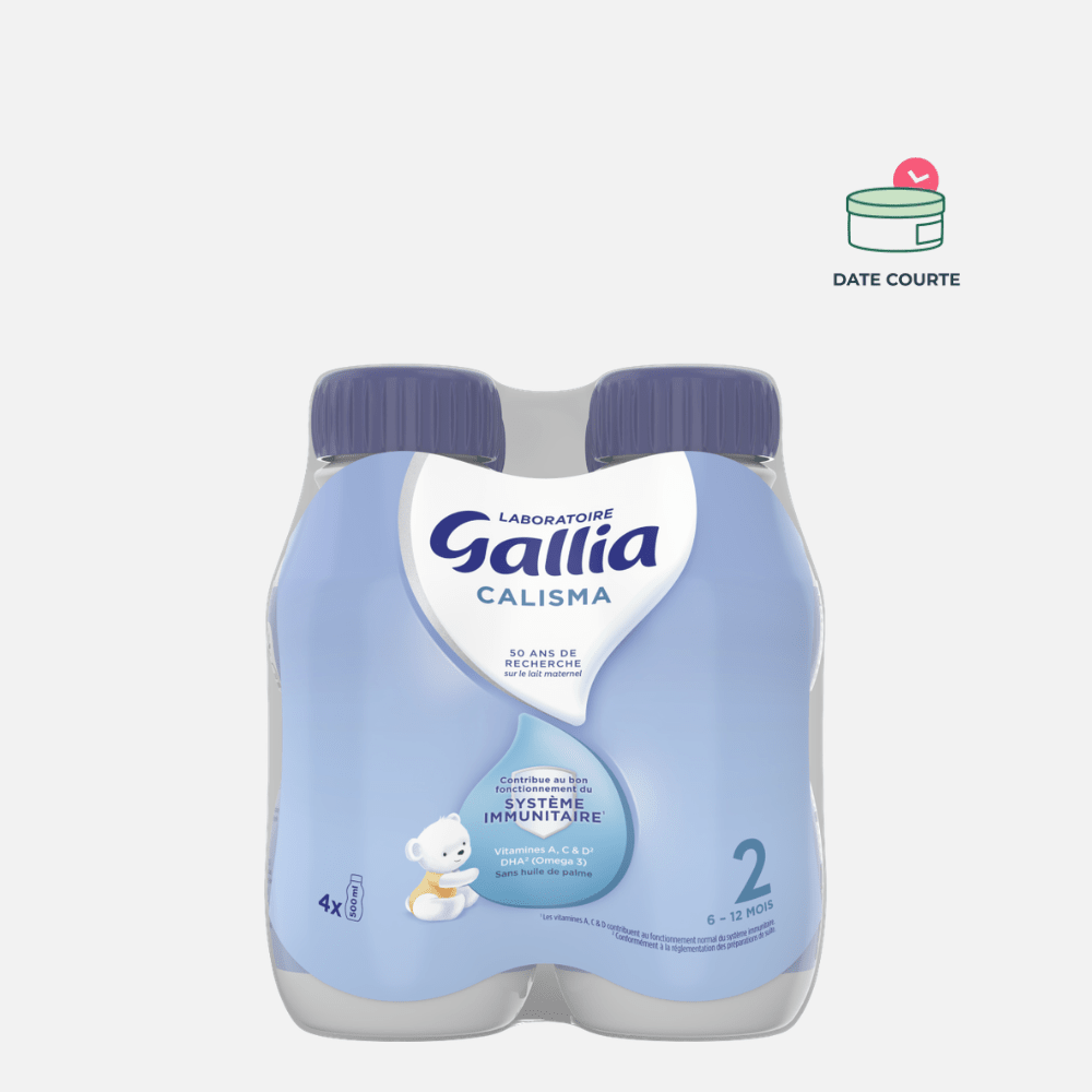 Gallia Calisma 2ème âge 4X500ML produit enfant Gallia 4x500ml 