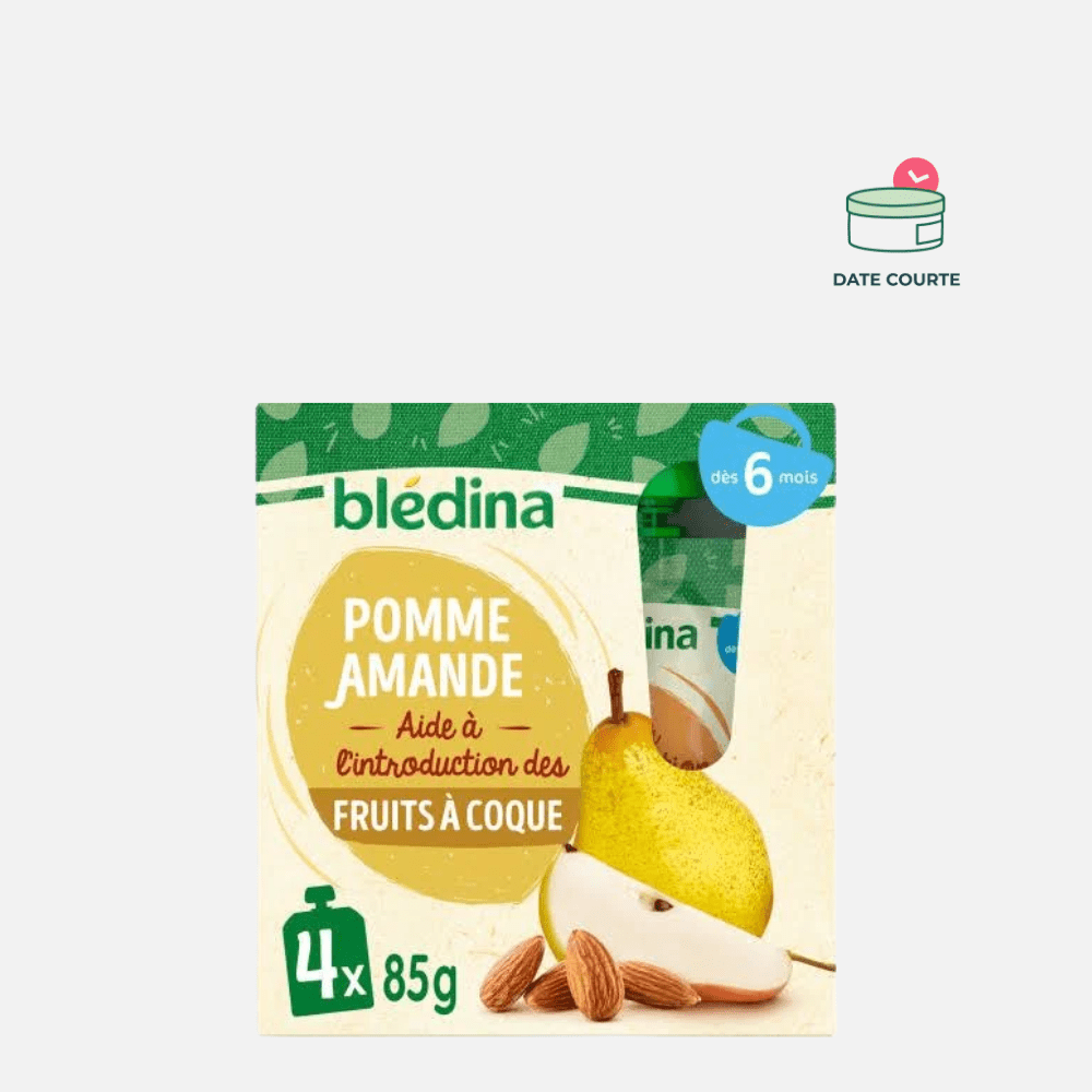 Gourdes Poire Amande produit enfant Blédina 1 pack (4x130g) 