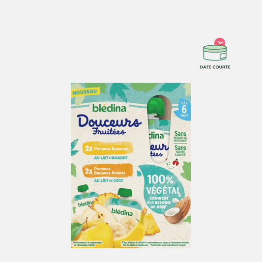 Gourdes vegetales multivarietes Des 6 mois produit enfant Blédina 1 pack (4x90g) 
