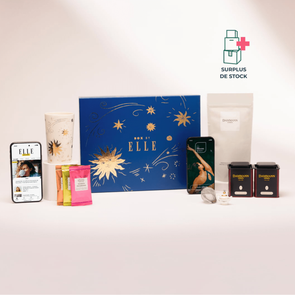 Box by ELLE x Dammann Frères Box Beauté BOX BY ELLE MAXI BOX Escapade Sensoriel - Six thés et Infusions 