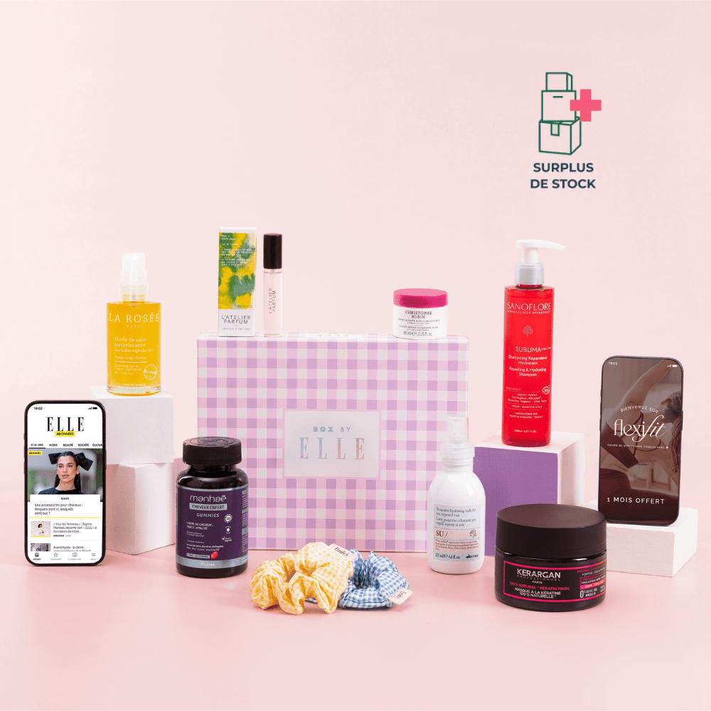 Box by ELLE x Emily's Pillow Box Beauté BOX BY ELLE BOX : Soin Cheveux - Complément Alimentaire - Parfum - Abonnements - Accessoires 