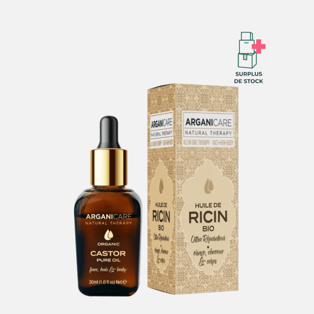 Huile de Ricin Bio 3-en-1 Soin Capillaire Arganicare 30 ml 
