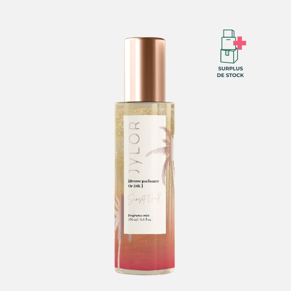 BRUME PARFUMÉE SUNSET GOLD OR 24K Brume Visage JYLOR 250 ml 