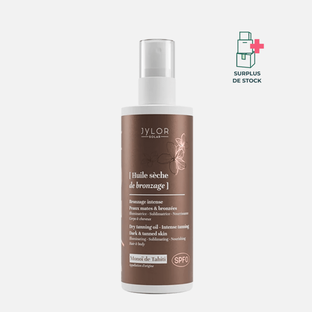 HUILE SECHE DE BRONZAGE Soin Solaire JYLOR 150 ml 