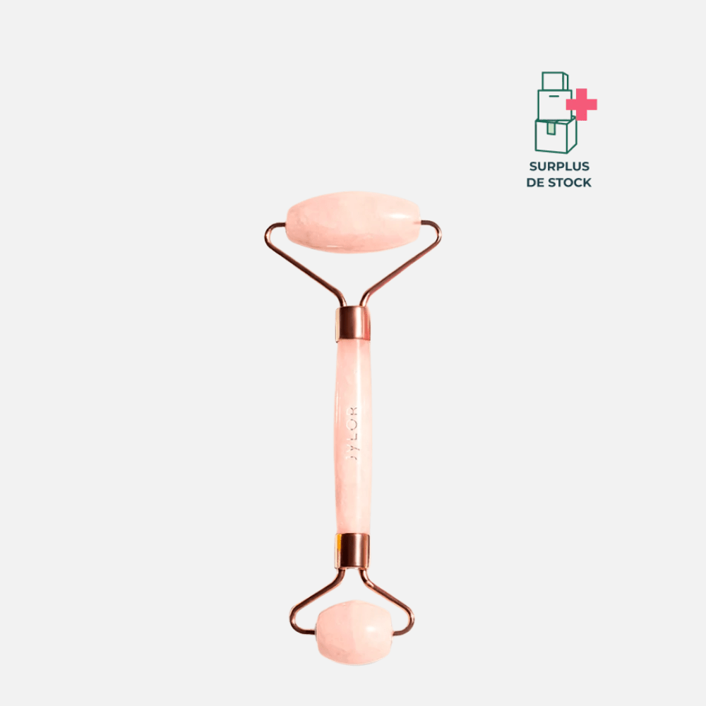 ROULEAU DE MASSAGE VISAGE Rouleau de Massage JYLOR Quartz Rose 