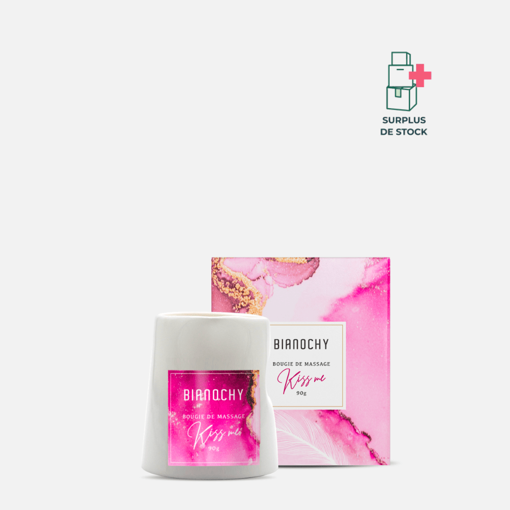 Bougie de massage parfumée - Kiss me Bougie de Massage BIANOCHY 90g • 20h 