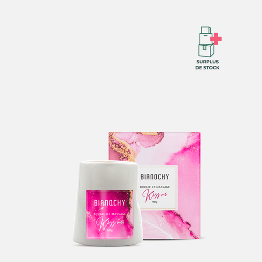Bougie de massage parfumée - Kiss me Bougie de Massage BIANOCHY 90g • 20h 