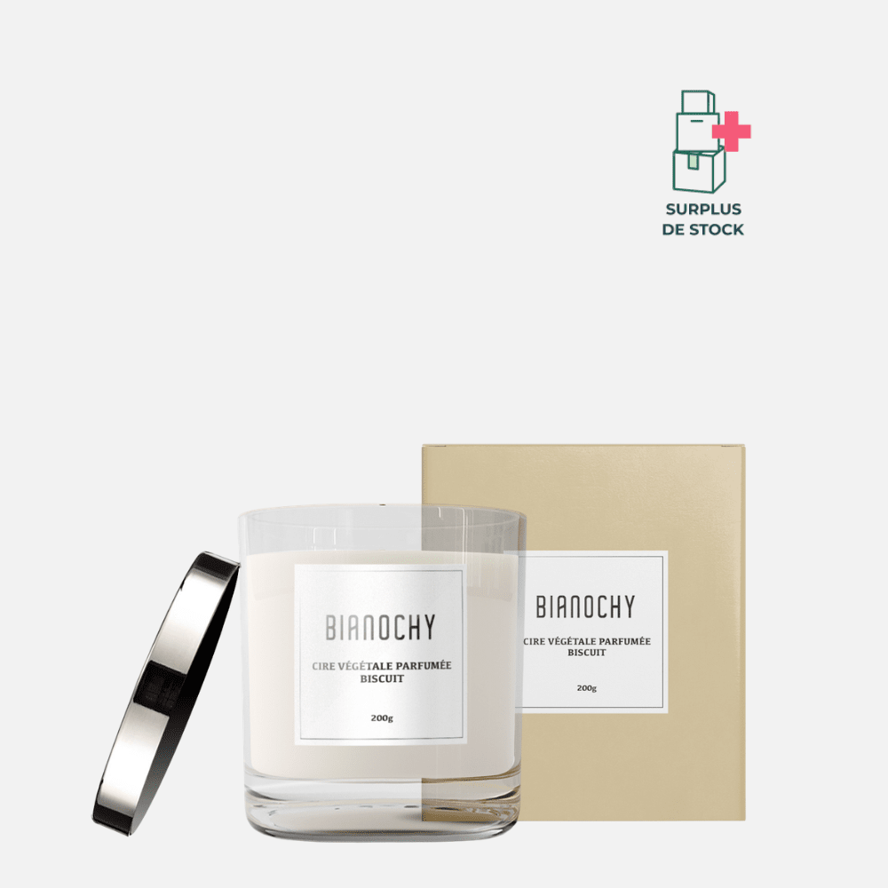 Bougie parfumée - Biscuit Bougie Parfumée BIANOCHY 200g • 45h 