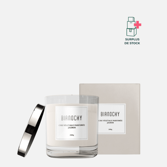 Bougie parfumée - Jasmin Bougie Parfumée BIANOCHY 200g • 45h 
