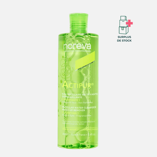 Eau micellaire Nettoyante Démaquillante Purifiante Eau Micellaire NOREVA 400 ml 