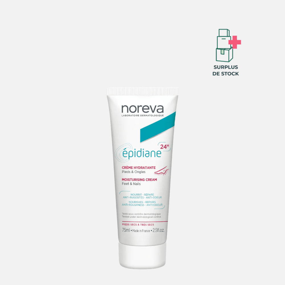 Crème Hydratante 24h Pieds & Ongles Soin Hydratant Pieds NOREVA 75 ml 