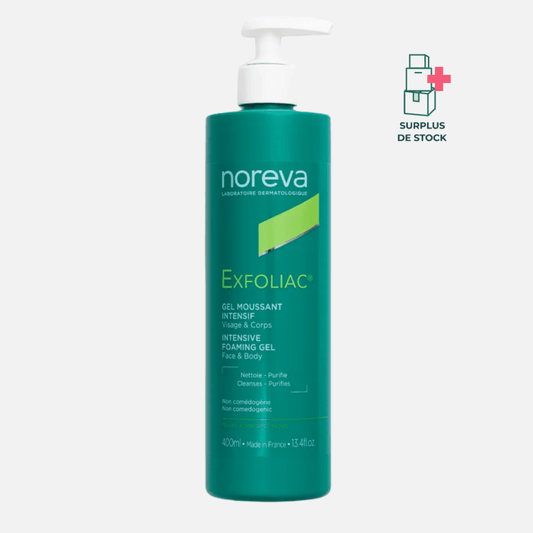 Gel moussant intensif Nettoyant Visage NOREVA 400 ml 