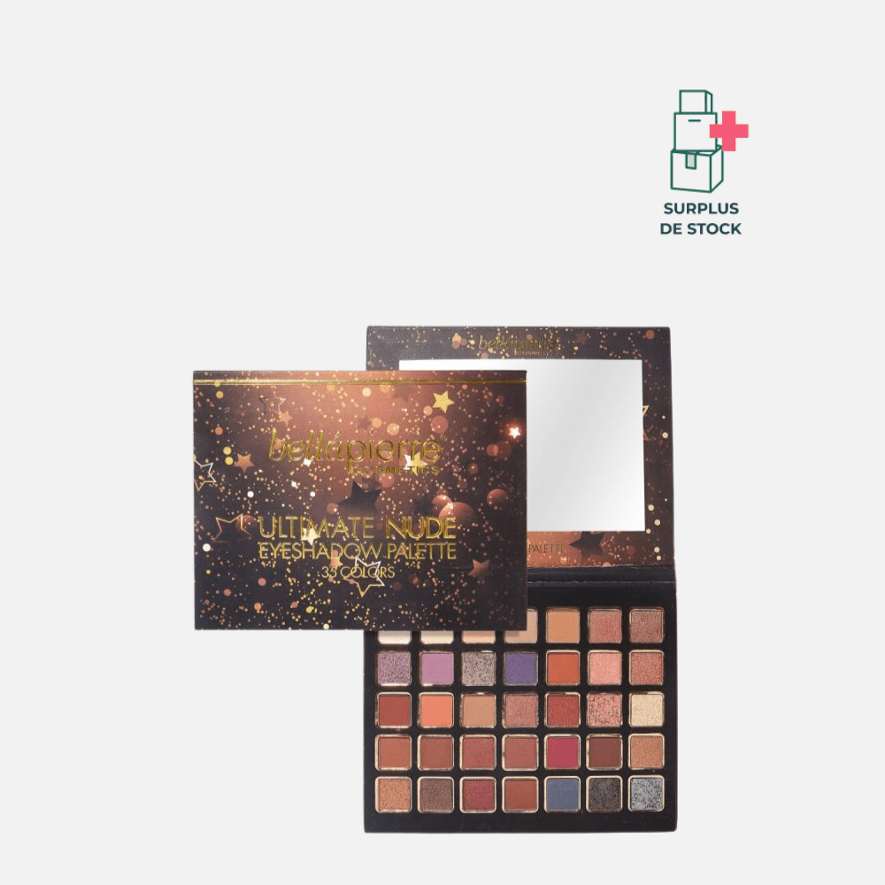 Ultimate Nude Eyeshadow Palette Fard à Paupières bellapierre 35 teintes 