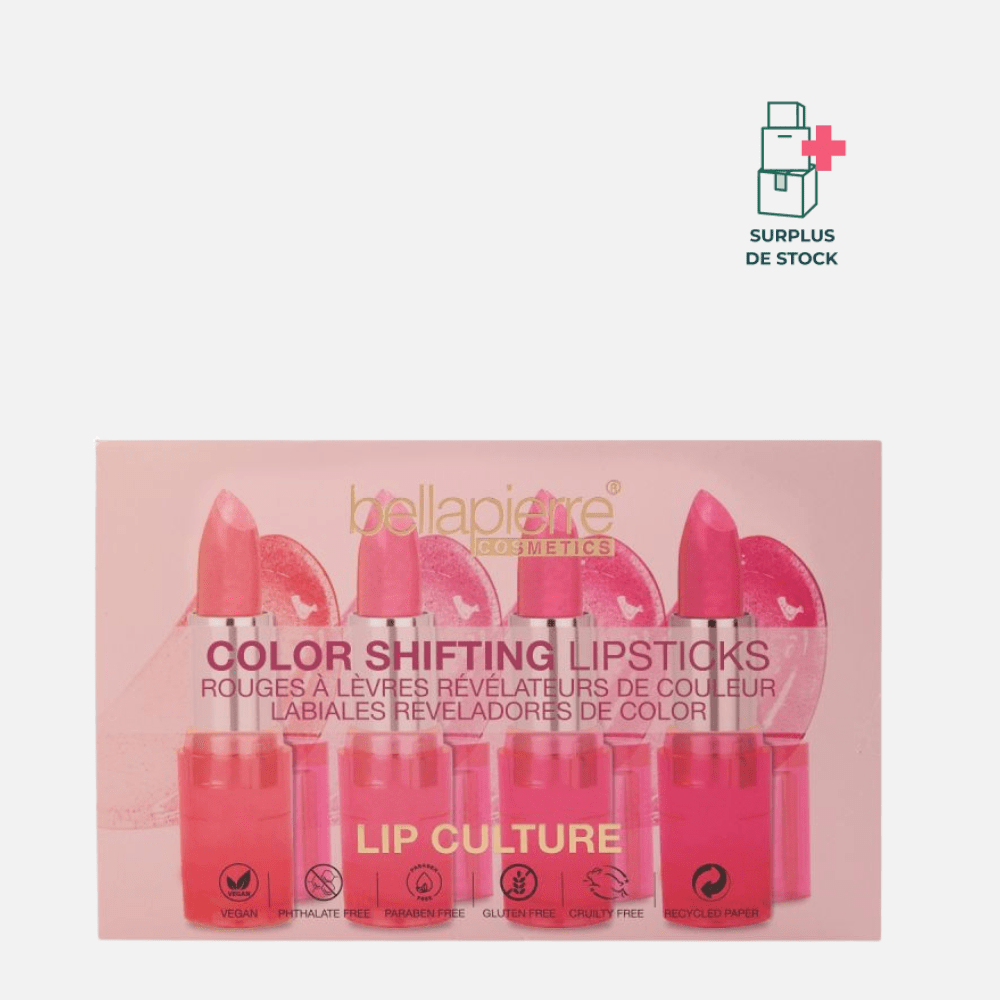 Coffret lèvres - Color Shifting Lip Kit Coffret Maquillage bellapierre 3.5g x4 