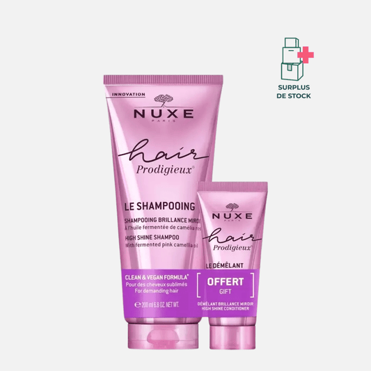 Hair Prodigieux Shampoing brillance miroir + Démêlant Shampoing NUXE 200 ml + 30 ml 