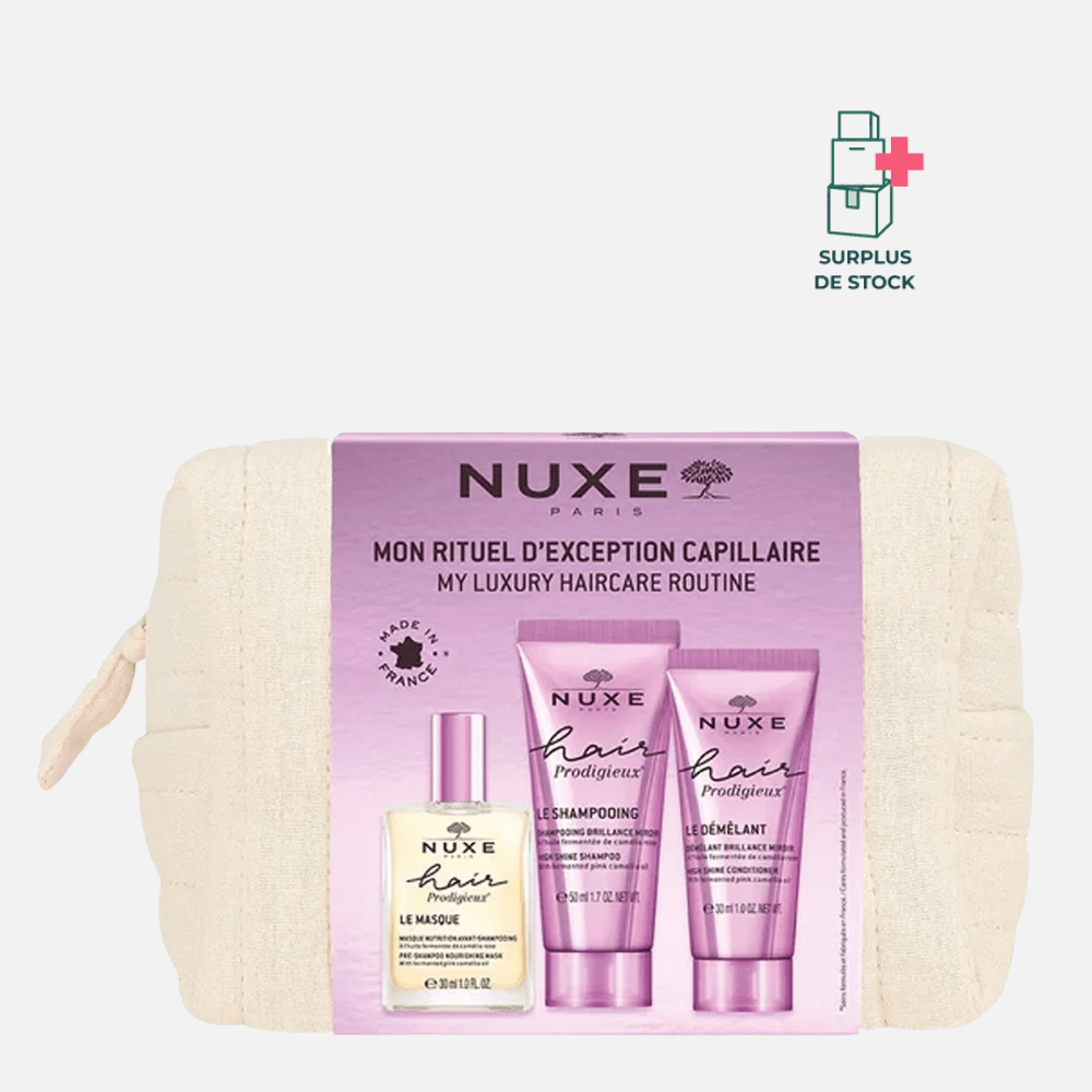 Trousse Hair Prodigieux Routine Capillaire NUXE 30 ml + 30 ml + 30 ml 