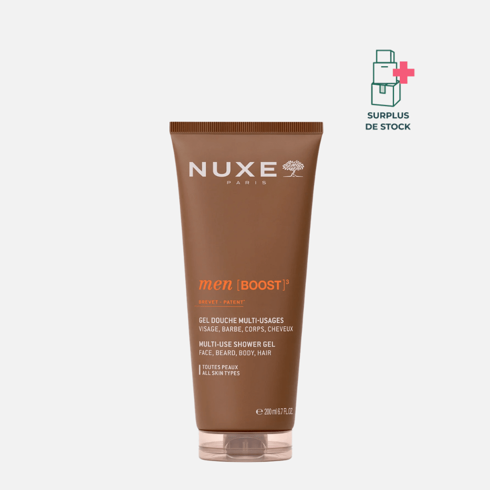 Gel Douche Multi-Usages Visage, Barbe, Corps, Cheveux Gel Douche Homme NUXE 200 ml 