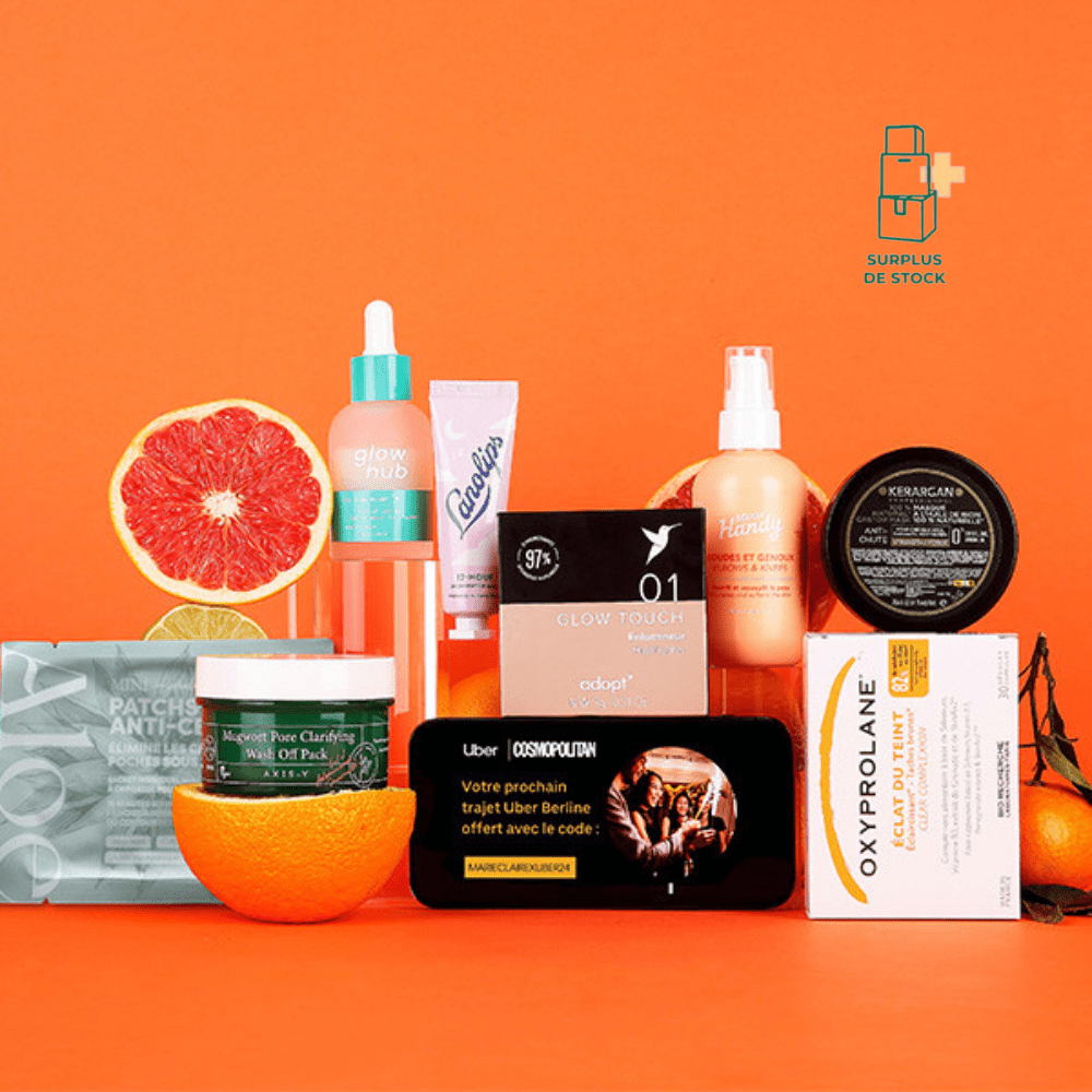 Box Cosmopolitan Routine Glowy Box Beauté MY BEAUTY FACTORY 7 produits de beauté format vente Bon Uber (date prolongée jusqu'au 8 novembre 2025) 