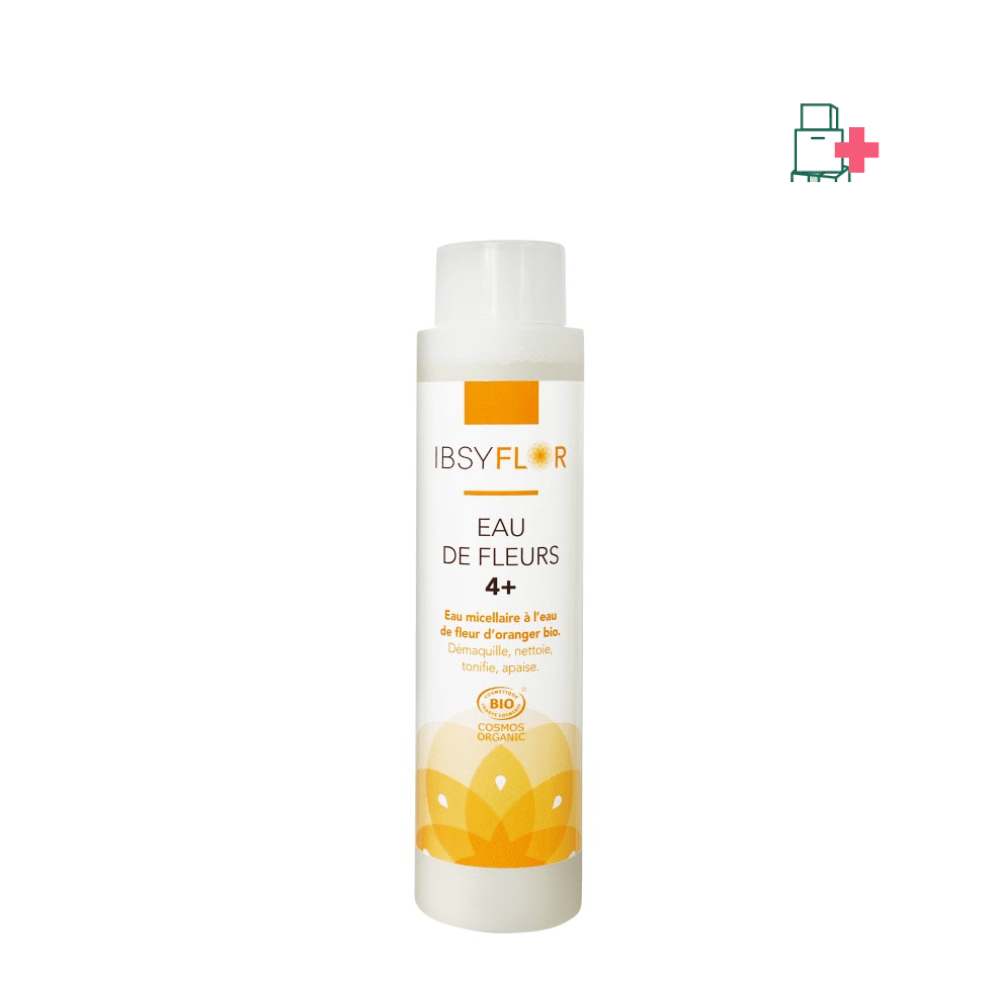 Eau de Fleurs 4+ - Eau micellaire à l'eau de fleur d'oranger bio Soin Visage IBSYFLOR 