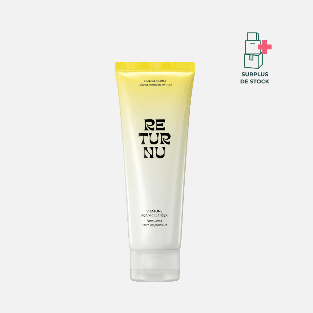 Vitatone Foam Cleanser - Nettoyant Moussant Éclaircissant et Hydratant Soin Visage RETURNU 150 ml 