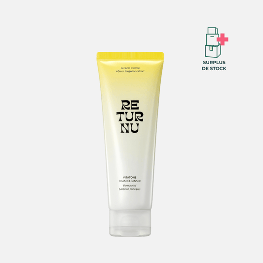 Vitatone Foam Cleanser - Nettoyant Moussant Éclaircissant et Hydratant Soin Visage RETURNU 150 ml 