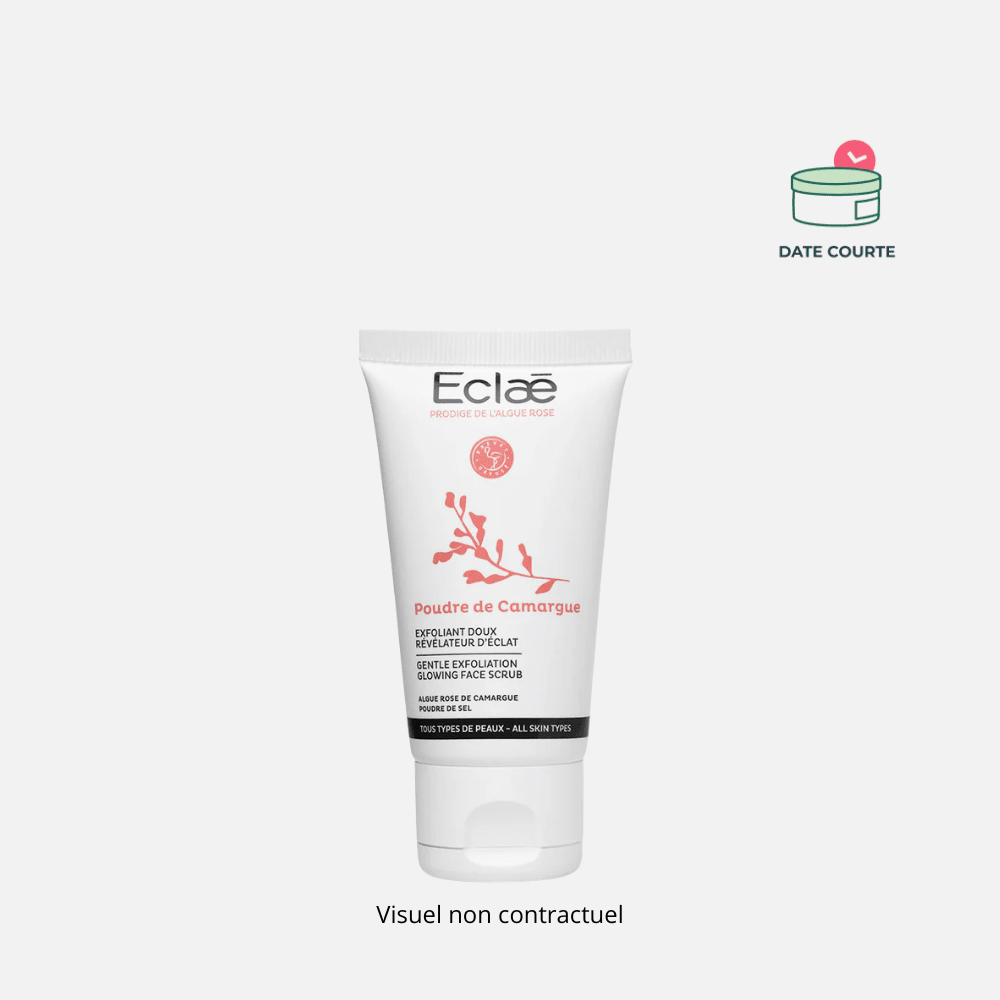 Gommage Exfoliant Naturel Poudre de Camargue - Corps Soin Corps Éclaé DDM : 25/6/2026 - Tube 200 ml - FORMAT PRO 