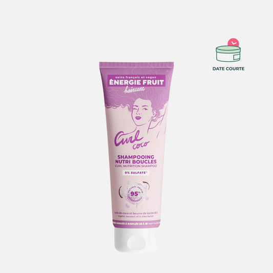 SHAMPOING COCO CURL NOURRISSANT BOUCLES - SANS SULFATE shampoing ENERGIE FRUIT 250 ml - DDM 10/05/2026 