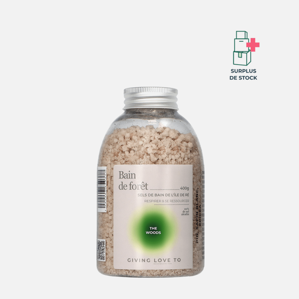 Sels de bain de l'île de Ré - BAIN DE FORÊT hygiène Giving love to 400 g 