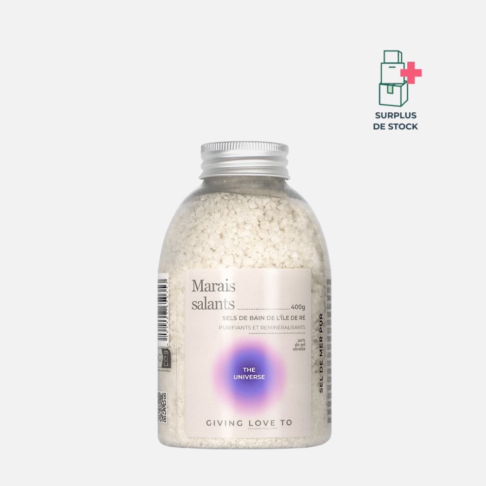 Sels de bain de l'île de Ré - MARAIS SALANTS hygiène Giving love to 400 g 