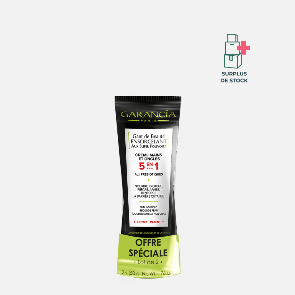 Gant de Beauté ENSORCELANT AUX SUPER POUVOIRS Soin corps GARANCIA Tube 2 x 50 ml 