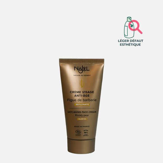 Crème visage anti-âge à l'huile de figue de Barbarie Soin Visage NAJEL Tube 50 ml 
