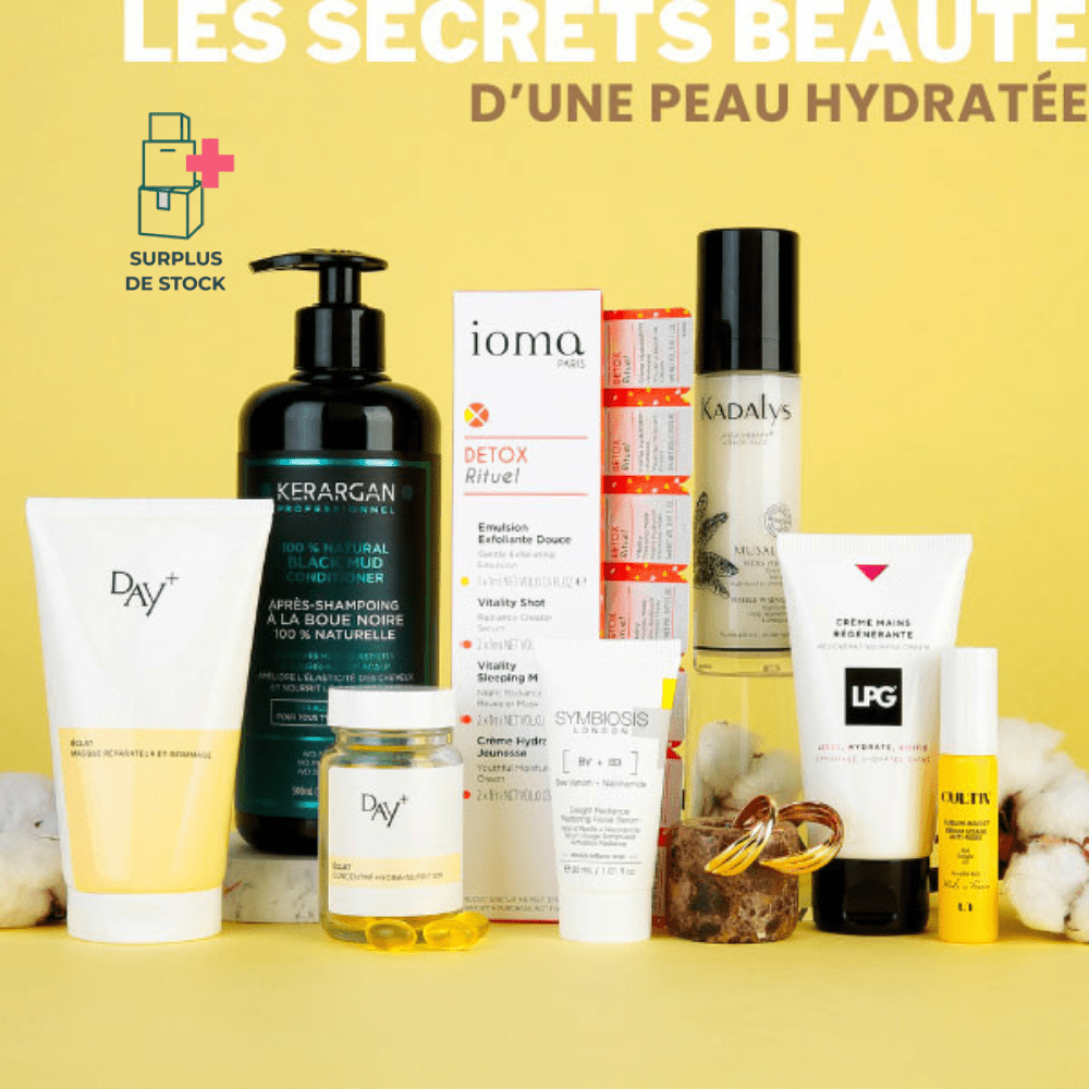 Box Marie Claire Secrets d'Hydratation Box Beauté MY BEAUTY FACTORY Box 8 Produits // Photos non contractuelles : la box ne contient pas le produit Ioma Paris. 