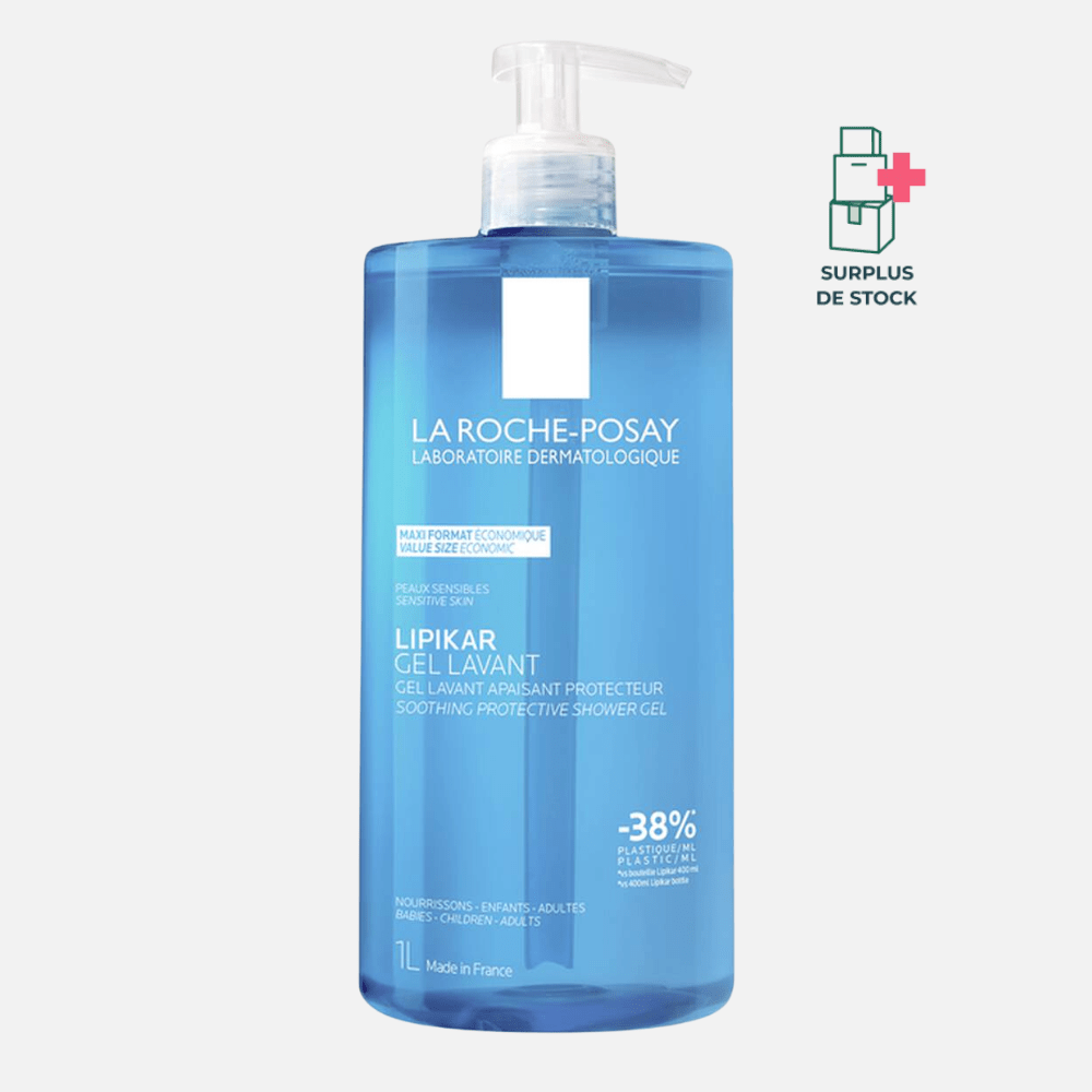 LIPIKAR Gel Lavant Soin Visage La Roche-Posay 1 L 