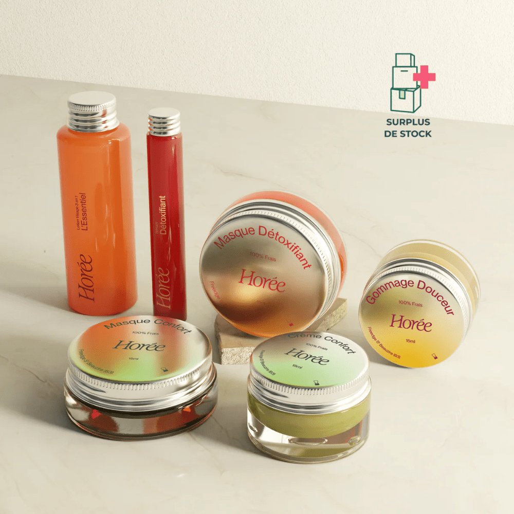 Routine Réconfortante Routine Horée Produits frais : Utilisation 2 à 4 mois après ouverture 