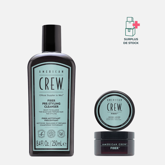 Coffret Duo Fiber Soin capillaire American Crew 250 ml et 50 g 