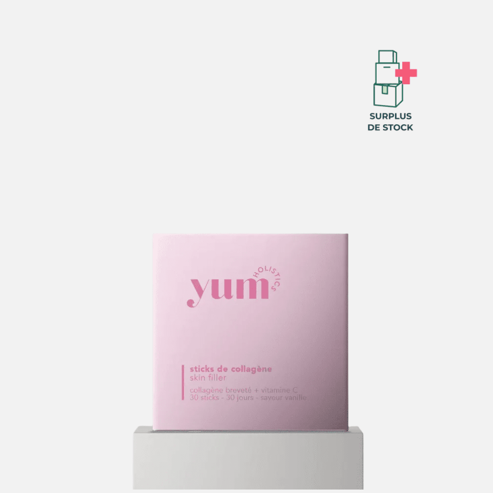 Sticks de collagène - Parfum au choix Complément Alimentaire YUM HOLISTICS Vanille - Cure 30 jours 
