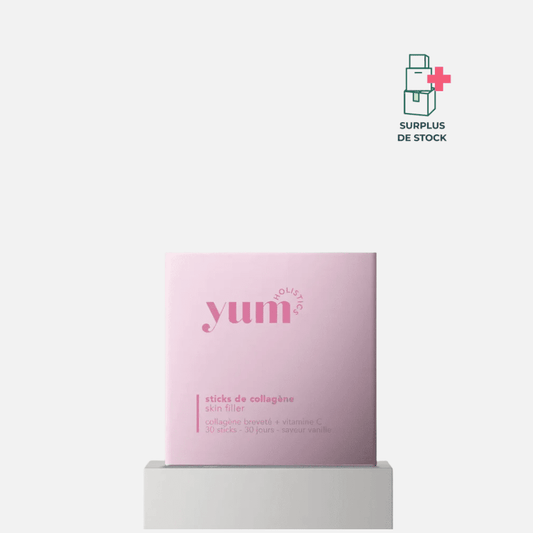 Sticks de collagène - Parfum au choix Complément Alimentaire YUM HOLISTICS Vanille - Cure 30 jours 